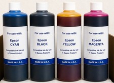 4 LITERS COMPATIBLE INK REFILL EPSON WF4834 WF4833 WF4830 WF4820 WF3820 WF3823 picture