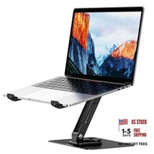 LS12 Laptop Stand with 360° Rotating Base, Ergonomic Adjustable Notebook picture