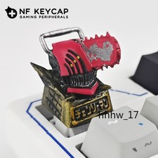 Chainsaw Man Gun Devil Cartoon Handmade 3D Keycaps Keyboards Caps Toy Xmas Gifts picture