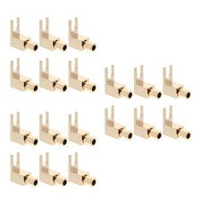 Gold Copper Y Fork Banana Jack Speaker Wire Terminal Adapter picture