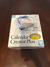 Vintage Spinnaker Calendar Creator Plus Version 2 for Windows 95 & Windows 3.1 picture