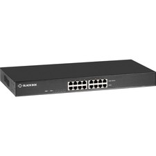 Black Box 8 Port 10/100/1000BASE-T RJ45 POE+ Gigabit Ethernet Injector - 802.3at picture