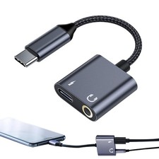 USB C To 3.5mm Audio Adapter AUX Headphone Jack For Type C Devices Cable picture