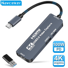 USB 3.0 Video Capture Card 4K HDMI USB C Type-C Capture Cable PD 100W for Quest  picture