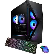 iBUYPOWER SMI9N57T01 Liquid Cooled Gaming Desktop Computer - Black SKU#2076841 picture