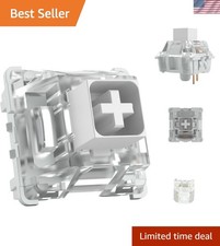 Kailh Box White Mechanical Keyboard Switches: Clicky 120-Pack for Enhanced Ga... picture