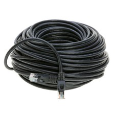CAT6 Ethernet Patch Cord RJ45 LAN Network Cable Black 25FT- 200FT Multi-Pack LOT picture