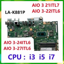 LA-K881P For Lenovo IdeaCentre AIO 3-21ITL7 3-22ITL6 Motherboard W/ CPU i3 i5 i7 picture