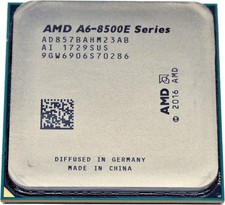 AMD PRO A6-8570E APU Processor AD857BAHM23AB Duo-Core 3.0GHz 1MB Cache AM4 picture