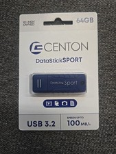 Centon 64GB DataStick Sport by , USB 3.2 Gen1 Flash 64 GB Navy Blue picture