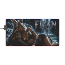 RGB Gaming Playmat Fran LED Mouse Pad Keyboard Desk Mat Gamer Gift picture