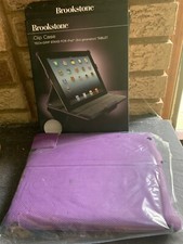 NEW NIP VTG Brookstone Clip Case iPad Tablet 3 NEW purple picture