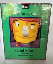 Vintage Artec AM740 Serial Mouse NOS New In Box Windows Compatible 1994 picture