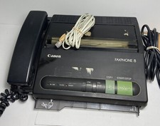 Cannon Faxphone 8 with Curly Paper Phone Cord Vintage picture
