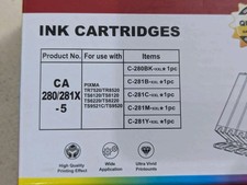 280XXL 281XXL Printer Cartridge Color And Black Set, New Sealed picture