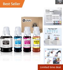 GI-20 & GI-21 Ink Refill Bottles for Canon PIXMA - 4 Pack in Vibrant Colors picture