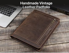 Genuine Crazy Horse Leather Multi functional Protective Cover for Apple iPad Pro picture