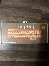 Heyday Full Size Wireless Keyboard Bluetooth 5.1 Dual Mode picture