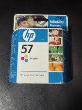 Genuine HP 57 Tri-Color Ink Cartridge Inkjet Printer 2009 picture