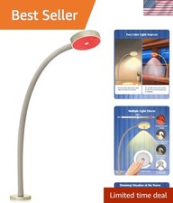 Dual Mode Gooseneck Lamp Red Night Light, Dimmable White Reading picture