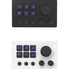 6-Key LCD Stream Dock Knob RGB Programmable Macro Pad for PC Windows Mac OBS picture