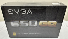 EVGA 650 GQ, 80+ GOLD 650W Semi Modular Power Supply 210-GQ-0650-V1 factory seal picture
