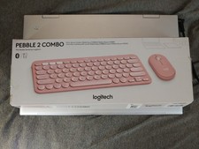 Logitech Pebble 2 Combo, Wireless Keyboard and Mouse- Tonal Rose [new] picture