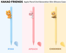 KAKAO Friends APPLE Pencil CASE for 2nd Gen Slim Silicone Case RYAN Apeach Jordy picture