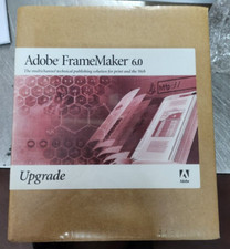 ADOBE FrameMaker 6.0 Upgrade, P/N: 27910349 - NEW & Sealed picture