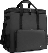 Double-Layer PC Carrying Case Computer Travel Bag Tower Black Computer Desktop picture