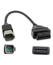 6Pin to 16Pin Motorcycle OBD Diagnostic Cable Adapter - CAN OBD2 OBDII picture