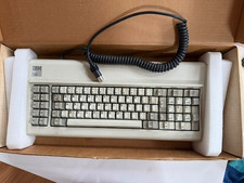 Vintage IBM PC Keyboard with mechanical keys. Circa 1985 picture