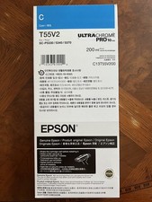 T55V2 Cyan 2028 Epson UltraChrome Pro 10 200mL Ink Cartidge Genuine picture