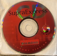 Vintage Diamond SupraExpress 56/56sp Modem Windows PC CD-ROM picture