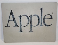 Vintage 1980's Official Apple Logo Computer Mouse Pad 8.75