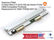 Datamax A-4310 Mark II 300dpi Compatible Printhead (PHD20-2241-01) picture
