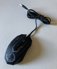 Uhuru WM-02 Wireless Rechargeable Optical Gaming Mouse 4000 DPI 6-Button Black picture