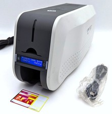 IDP Smart-51D Dual Sided Photo ID Badge Card Printer Dye Sublimation Tested READ picture