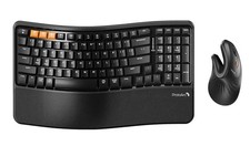 ProtoArc EKM02 Wave Keys Ergonomic Wireless Keyboard and Mouse, Bluetooth picture