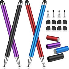 4 Pack Stylus Pens for Touchscreens, 2-In-1 High Sensitivity&Precision picture