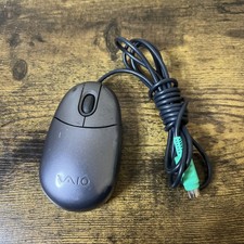 Sony VAIO 2-Button Scroll Ball Vintage Corded Optical PS/2 Mouse PCVA-MS1PL picture