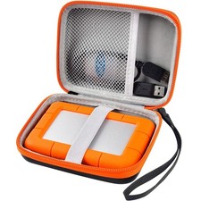 ALKOO Case for LaCie Rugged Mini 1TB/2TB/4TB/5TB External Hard Small, Orange picture