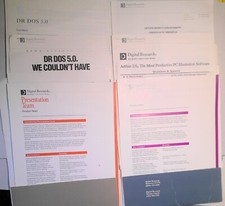 Digital Research Press Kit, 1990 - Artline, Dr. Dos & Presentation Team. picture