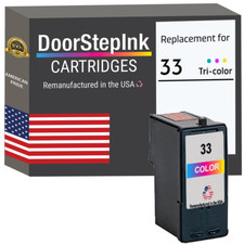 DoorStepInk Compatible Ink Cartridges for Lexmark #33 Tri-Color-USA picture