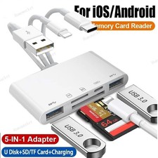5 in 1 Memory Card Reader USB 3.0 OTG Adapter SD Card Reader For iPhone/iPad picture