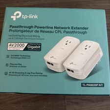 TP-Link AV2000 2-Port Gigabit Powerline Starter Kit TL-PA9020P With Original Box picture