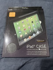 iTek 2-In-1 iPad Folding Case with Stand Black IPC-12/1374 205KZ picture