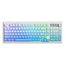 K100 99 Keys Gaming Membrane Wireless Keyboard TriMode RGB Gradient Blue picture