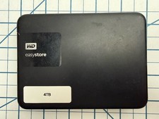 WD easystore 4TB Portable External HDD USB Micro USB Black WDBKUZ0040BBK-UA picture