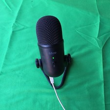 FIFINE USB Desktop Microphone Black w/ Mute Button, Headphone Jack, Stand picture